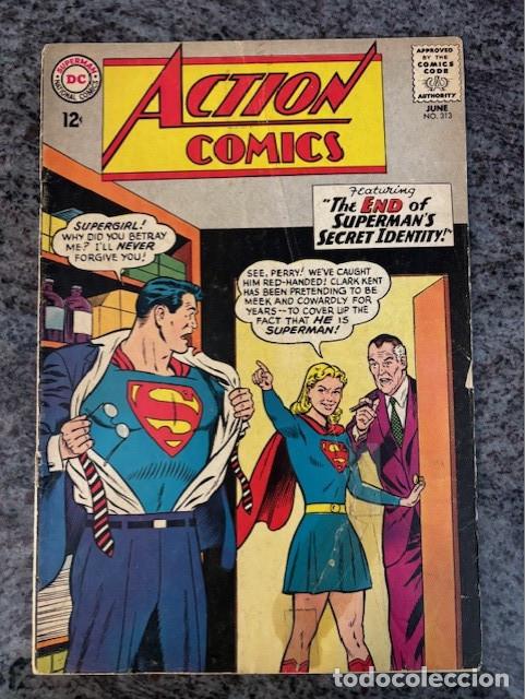 C&oacute;mics: SUPERMAN : ACTION COMICS N&ordm; 313 (JUNIO 1964). ORIGINAL DC. ESTADO NORMAL - Foto 1