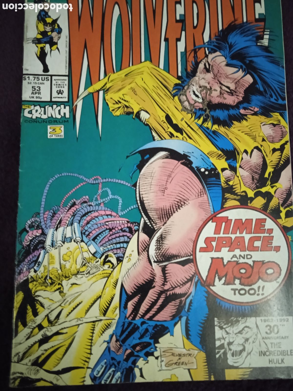 C&oacute;mics: WOLVERINE N&ordm; 53 -COMICS USA - MARVEL 1992 - Foto 1