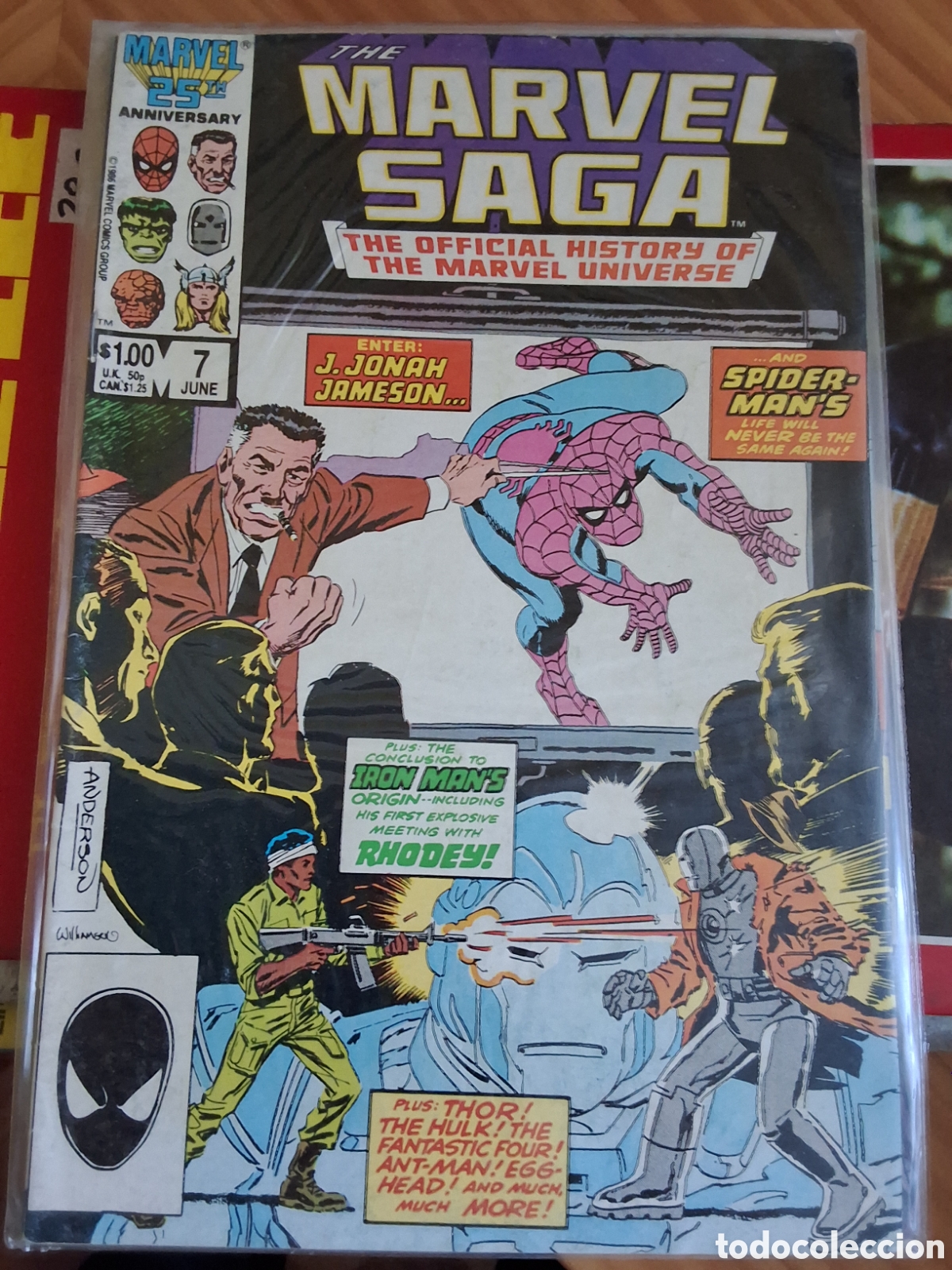 C&oacute;mics: Marvel saga comic americano numero 7 a&ntilde;o 1986 - Foto 1
