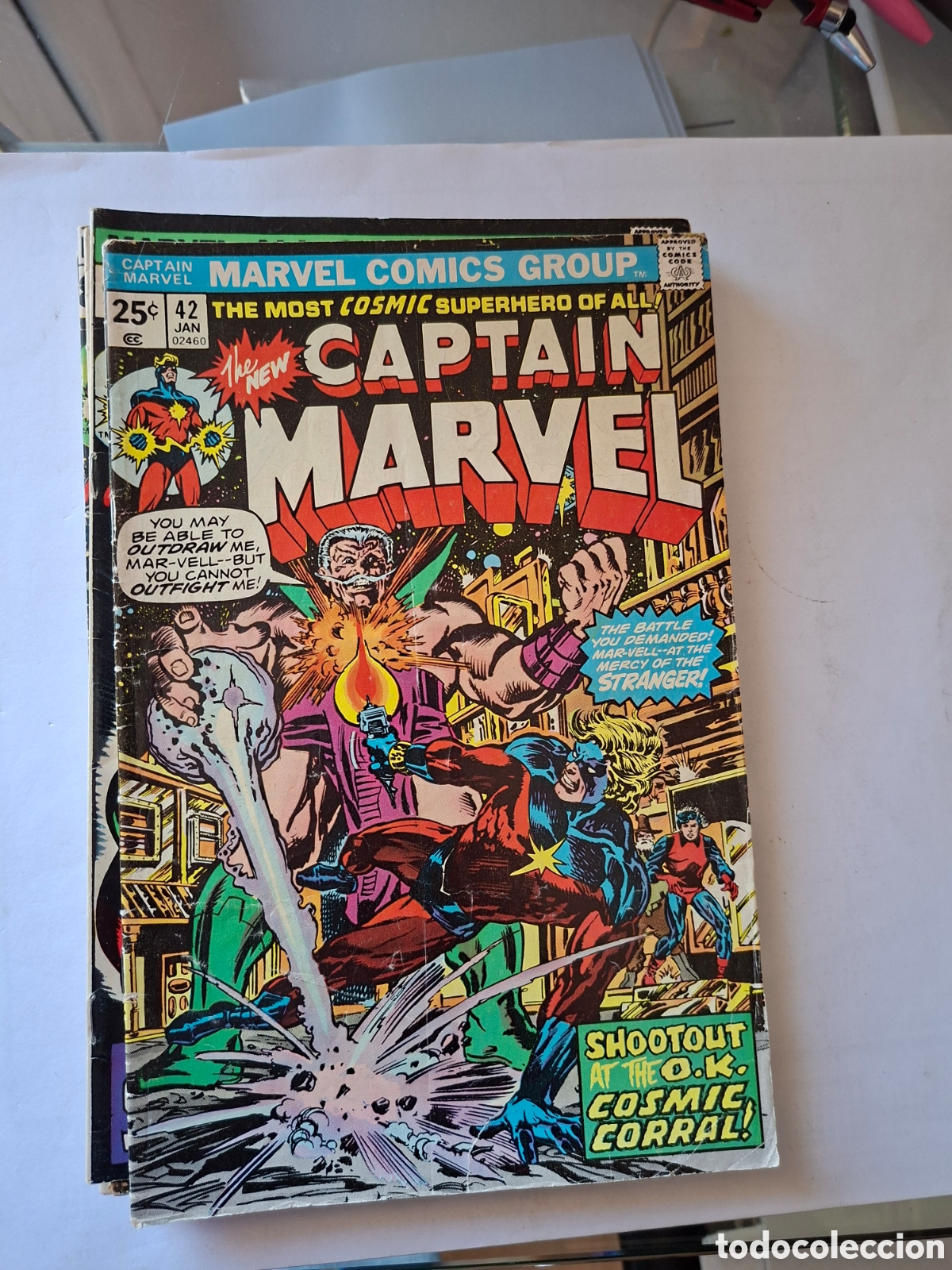 C&oacute;mics: CAPTAIN MARVEL # 42 MARVEL USA 1976 - Foto 1