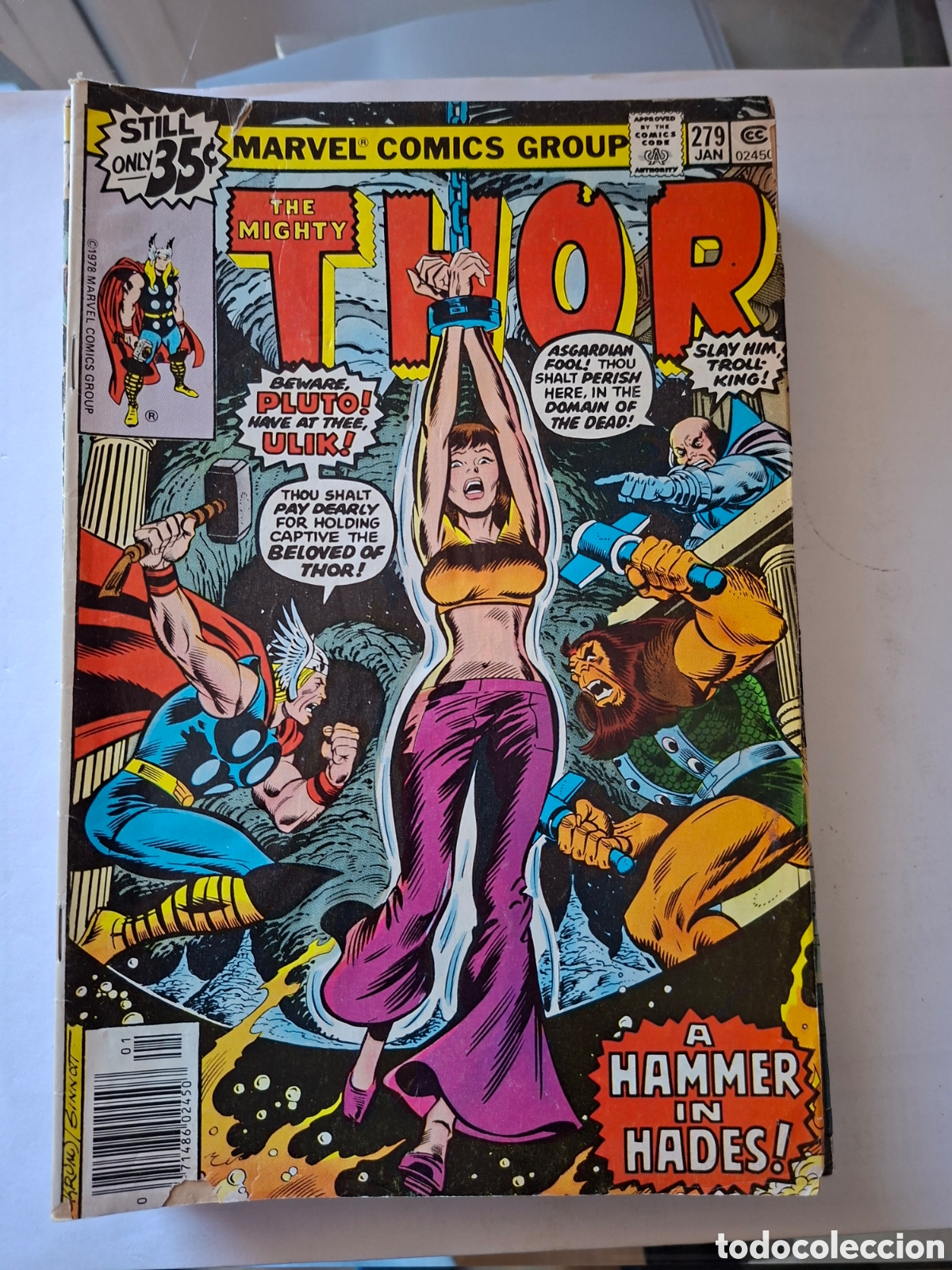 C&oacute;mics: THOR # 279 MARVEL USA 1978 - Foto 1