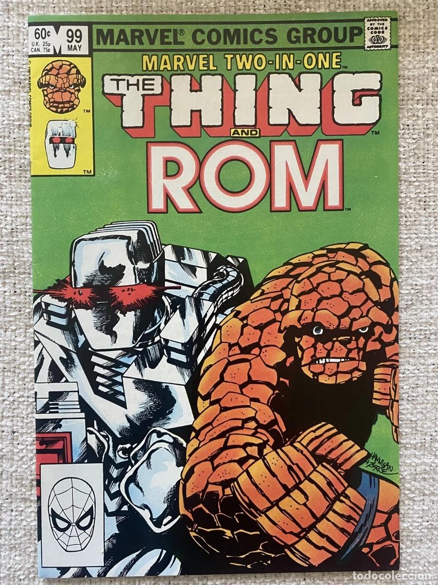 C&oacute;mics: MARVEL TWO-IN-ONE #99 The Thing Rom Spaceknight Marvel Comics 1982 - Foto 1