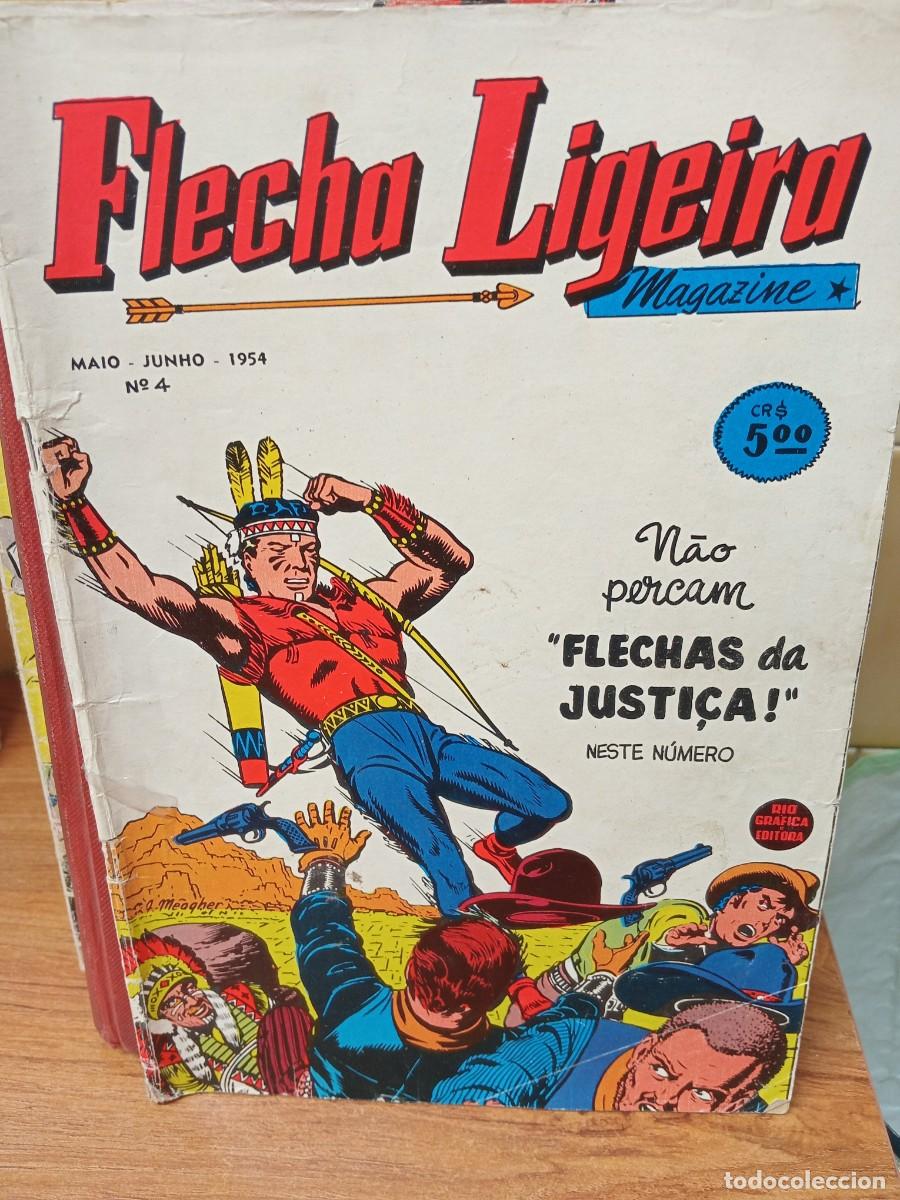 C&oacute;mics: FLECHA LIGEIRA - N&ordm; 4 - COMIC BRASILE&Ntilde;O - 1954 - Foto 1