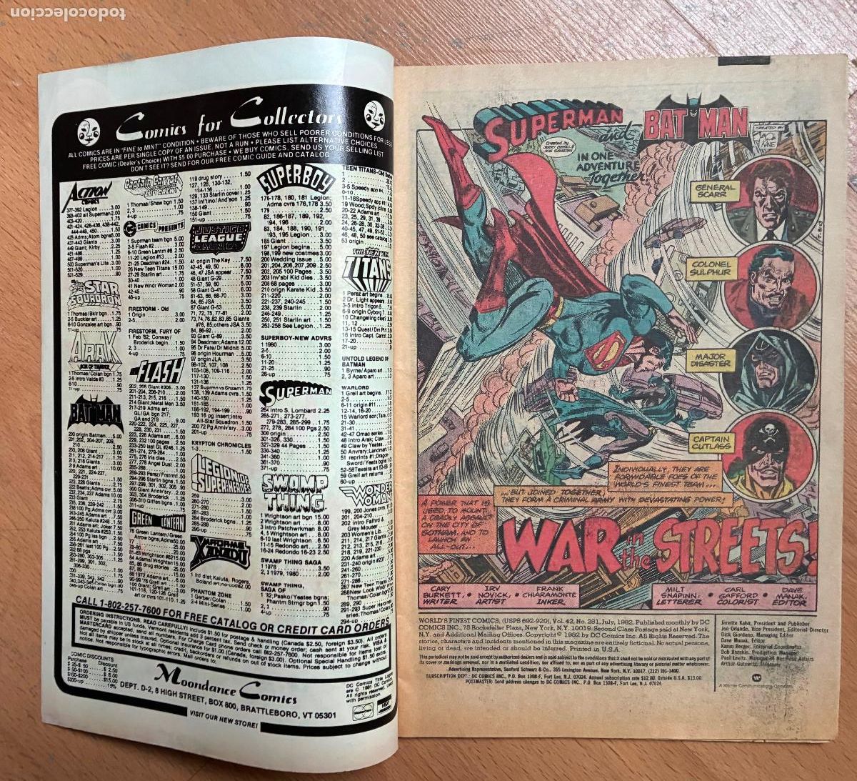 C&oacute;mics: WORLD`S FINEST, NUMERO 281 DC, COMIC USA - Foto 3