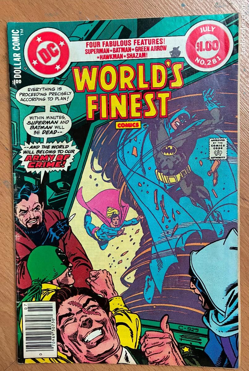 C&oacute;mics: WORLD`S FINEST, NUMERO 281 DC, COMIC USA - Foto 1
