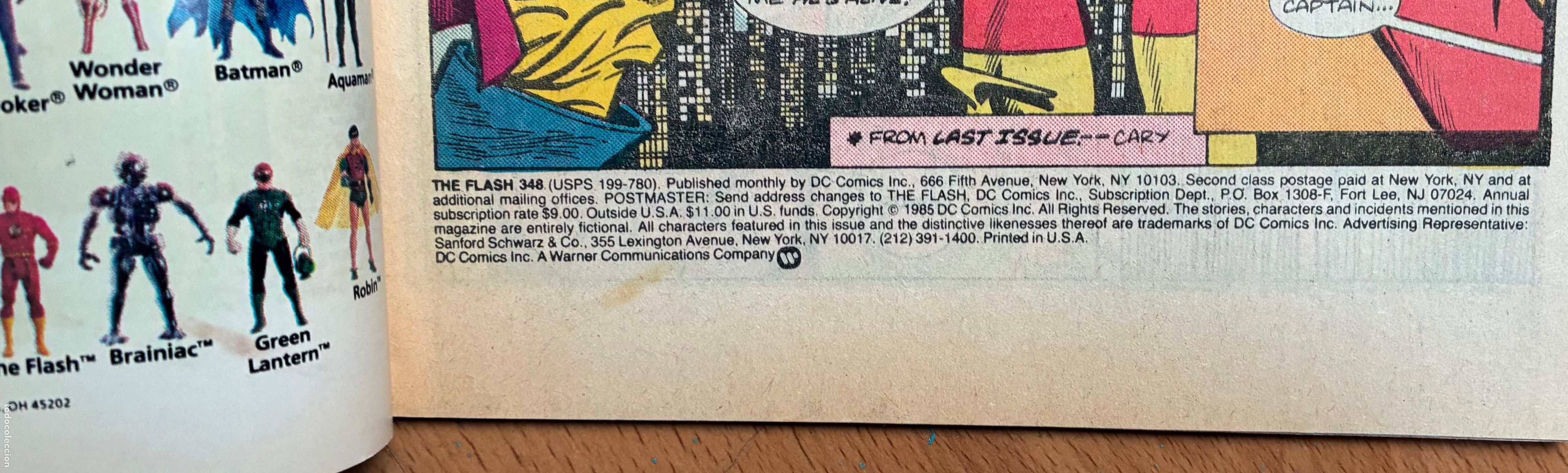 C&oacute;mics: THE FLASH IS, NUMERO 348 DC, COMIC USA - Foto 4