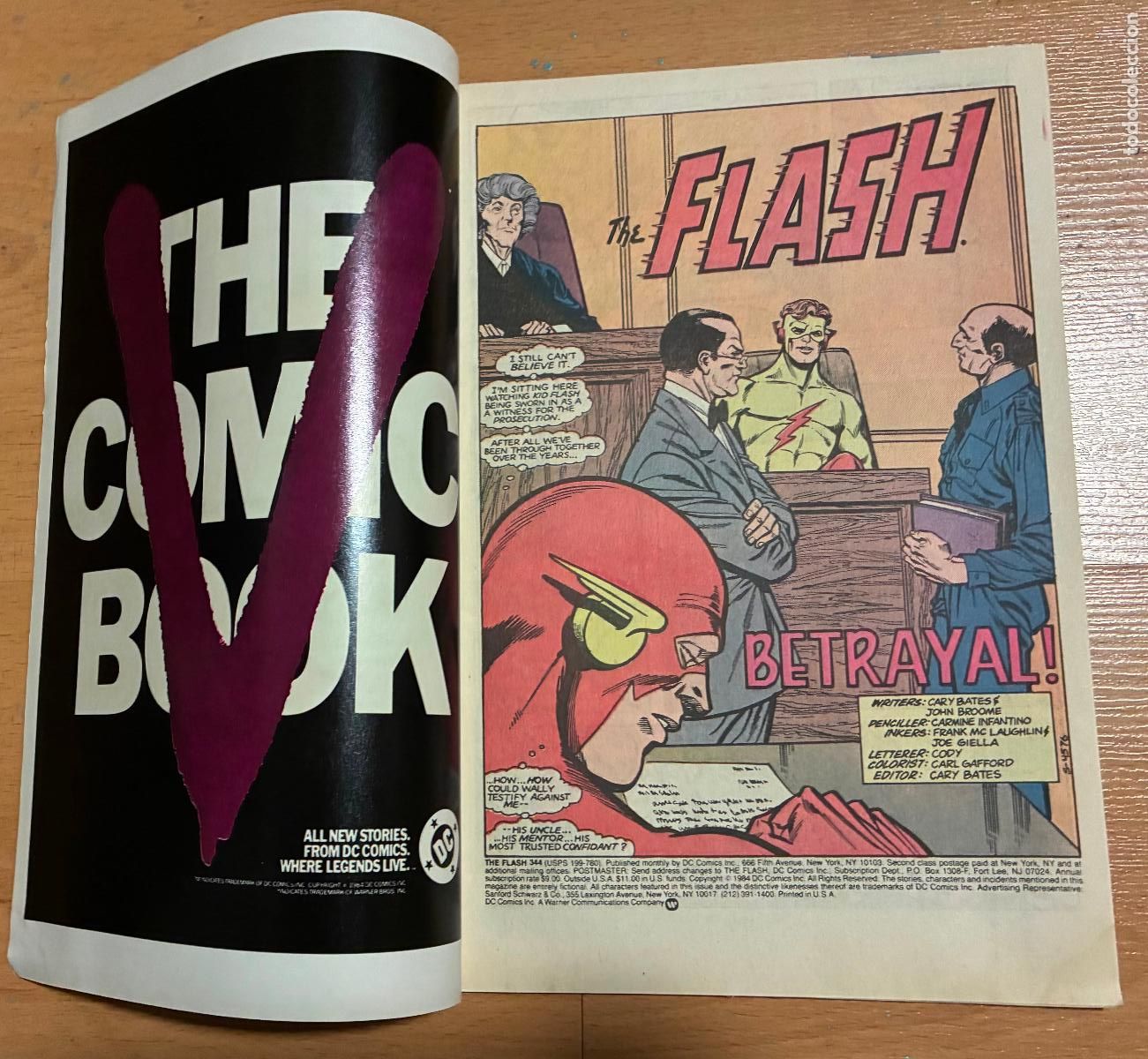 C&oacute;mics: FLASH, Numero 344, DC, Comic Usa. A&ntilde;os 80 - Foto 3