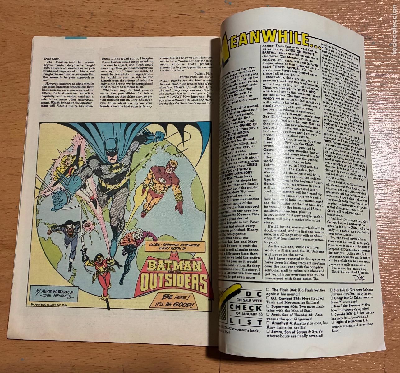 C&oacute;mics: FLASH, Numero 344, DC, Comic Usa. A&ntilde;os 80 - Foto 5