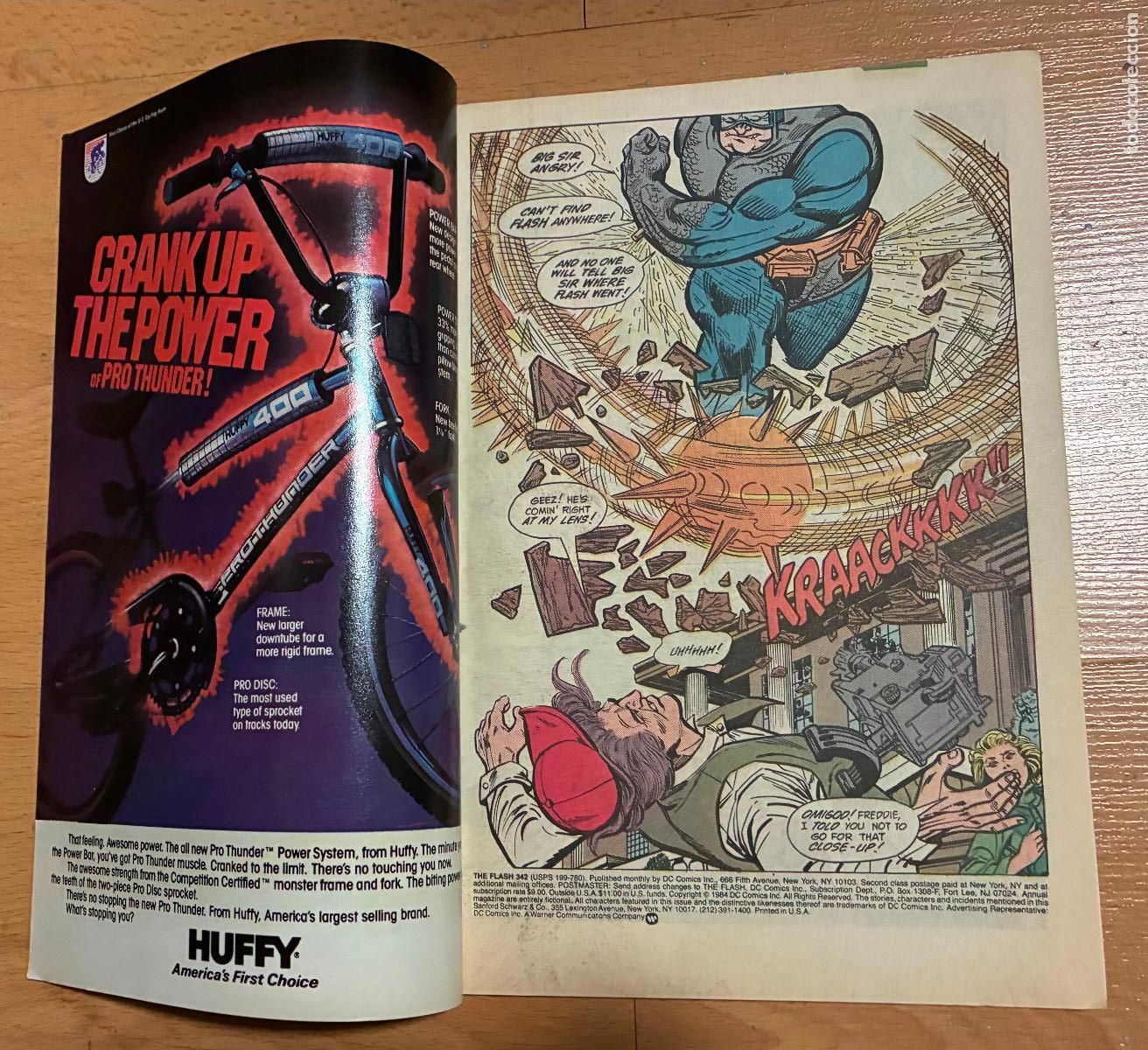 C&oacute;mics: FLASH, DC, Numero 342, COMIC USA, A&ntilde;os 80 - Foto 3
