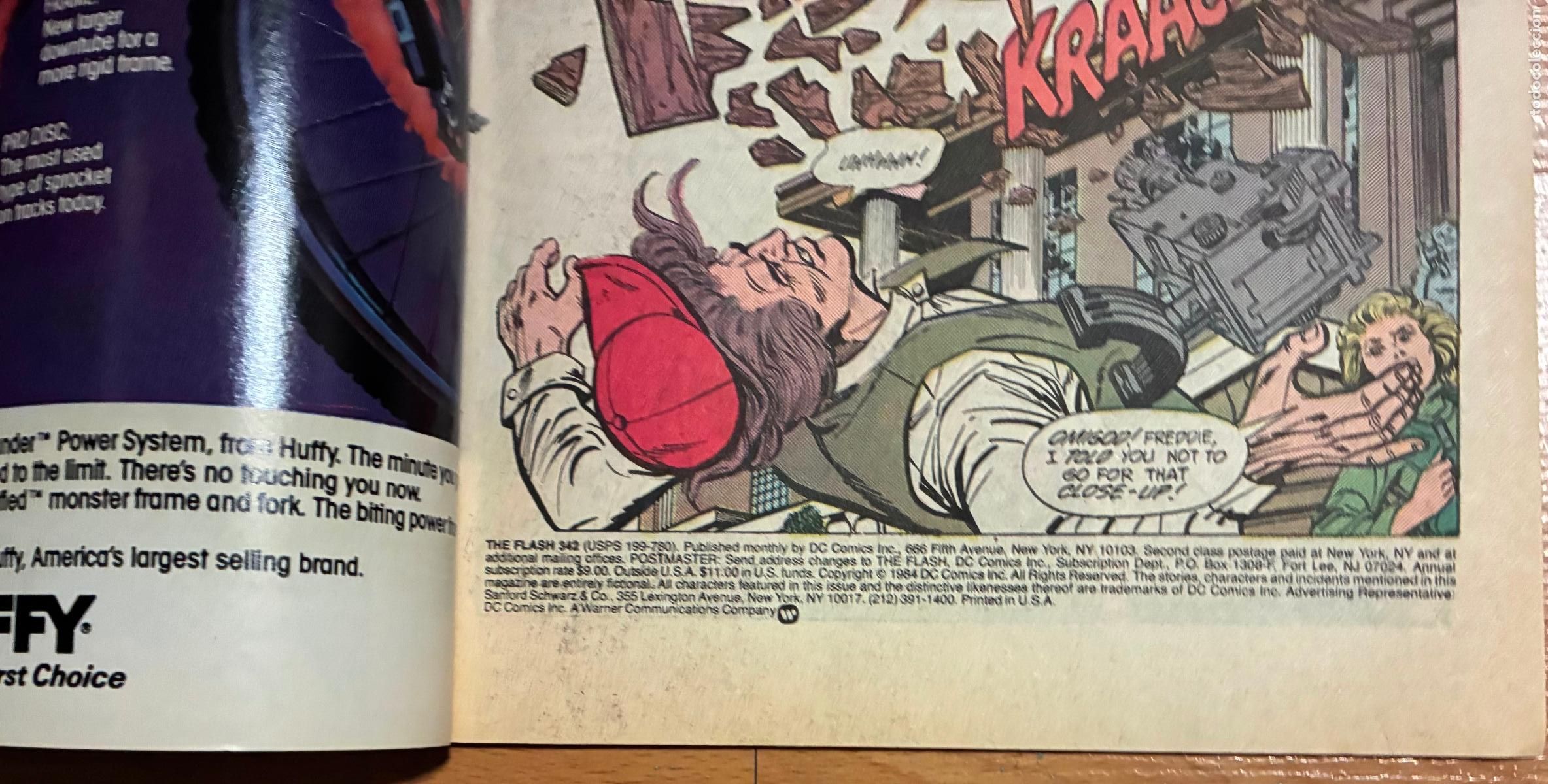 C&oacute;mics: FLASH, DC, Numero 342, COMIC USA, A&ntilde;os 80 - Foto 4