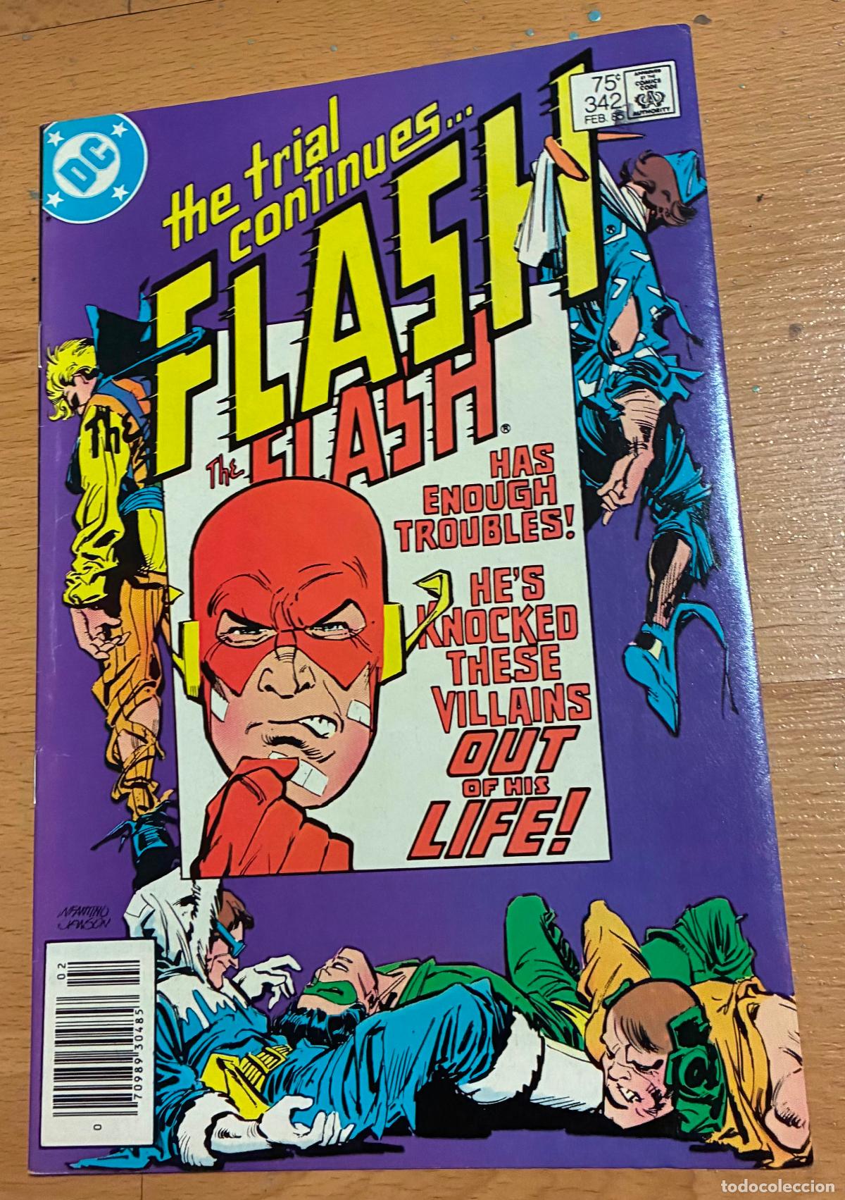 C&oacute;mics: FLASH, DC, Numero 342, COMIC USA, A&ntilde;os 80 - Foto 1