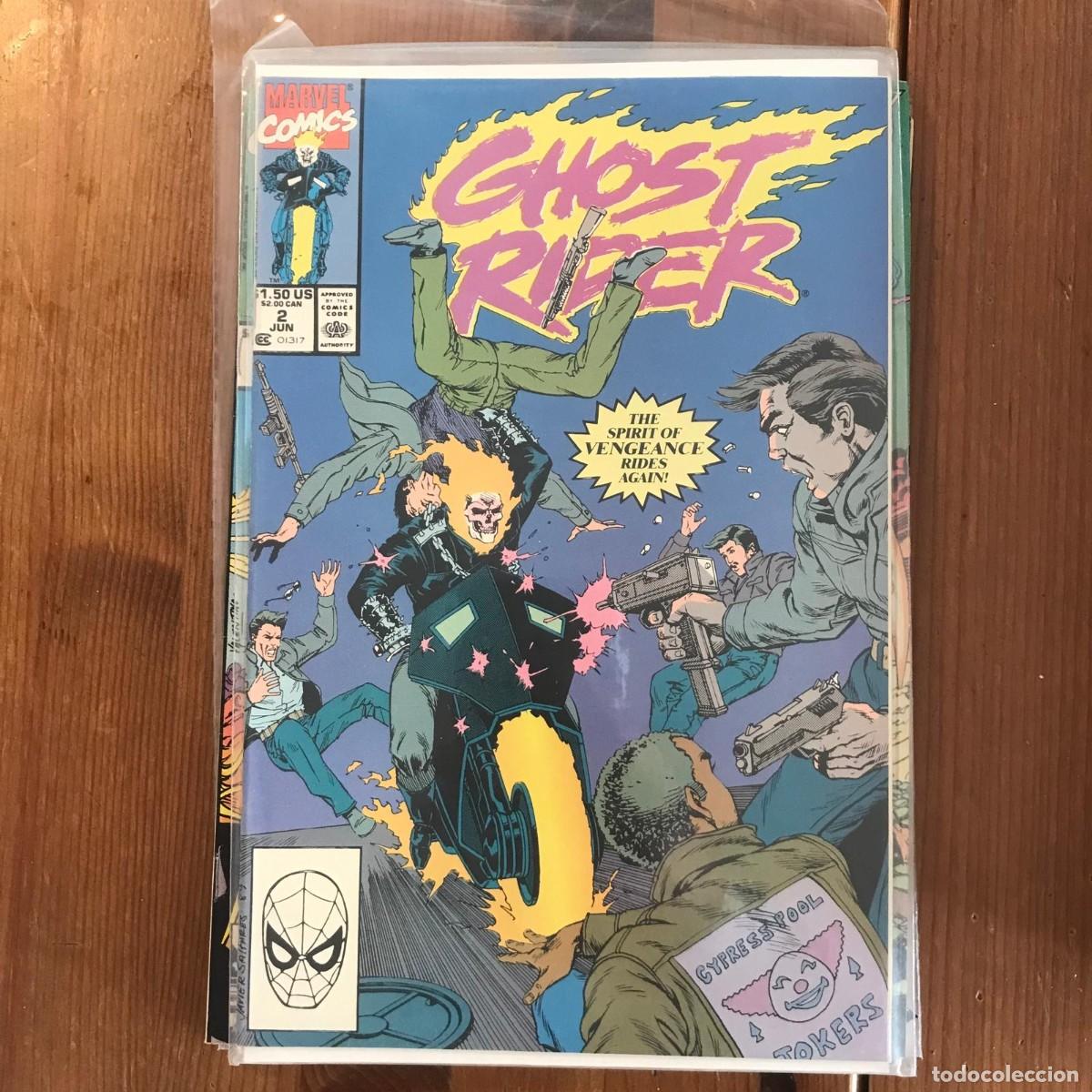 C&oacute;mics: MARVEL: GHOST RIDER #2 - EN INGL&Eacute;S EDICI&Oacute;N USA 1990 - Foto 1