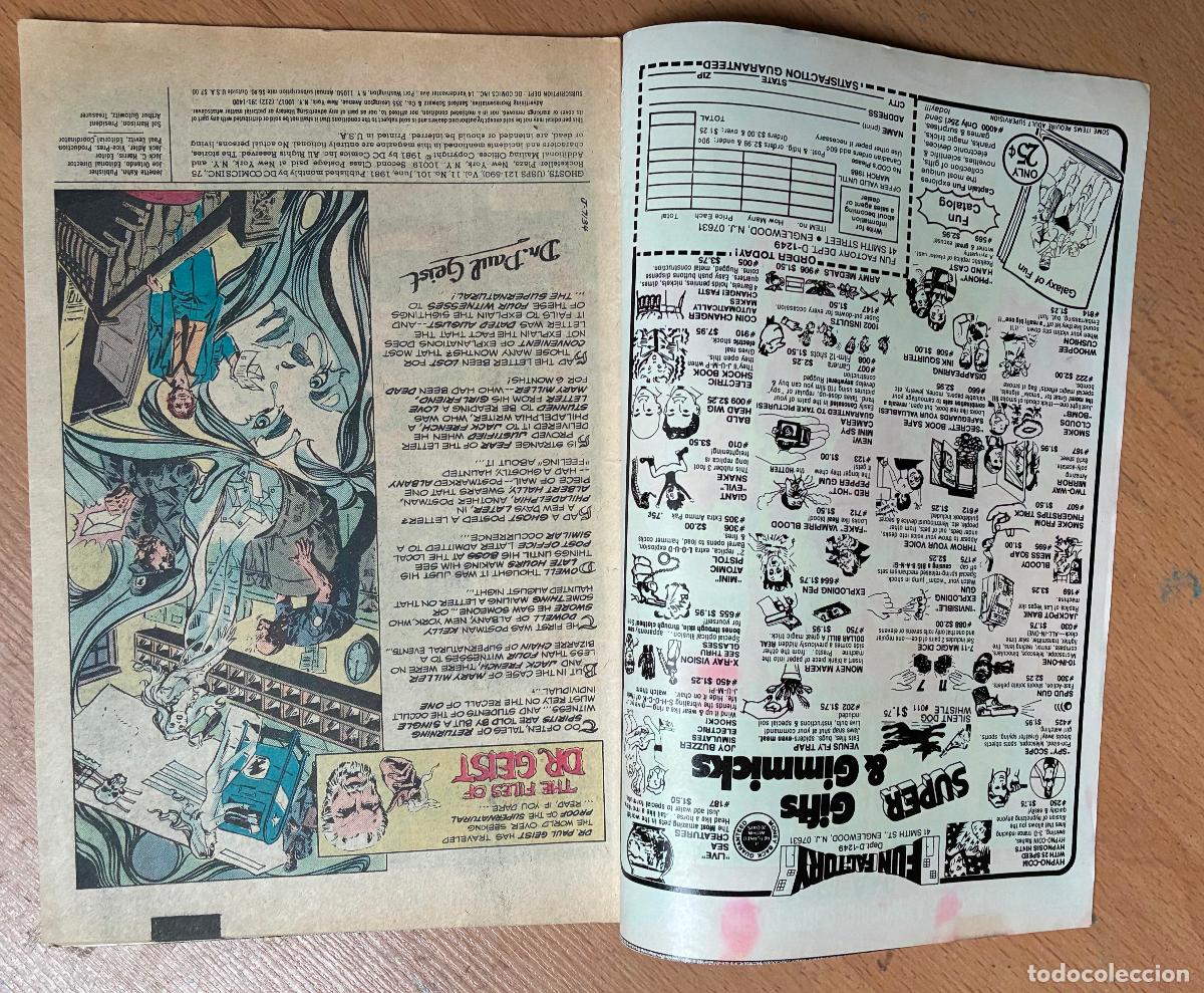 C&oacute;mics: GHOSTS DC, COMIC USA, Nuemro 101, A&ntilde;os 80 - Foto 4
