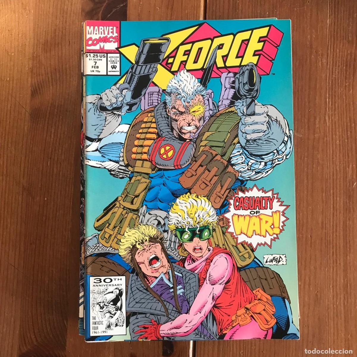 C&oacute;mics: MARVEL: X-FORCE #7 - EN INGL&Eacute;S EDICI&Oacute;N USA 1992 - Foto 1