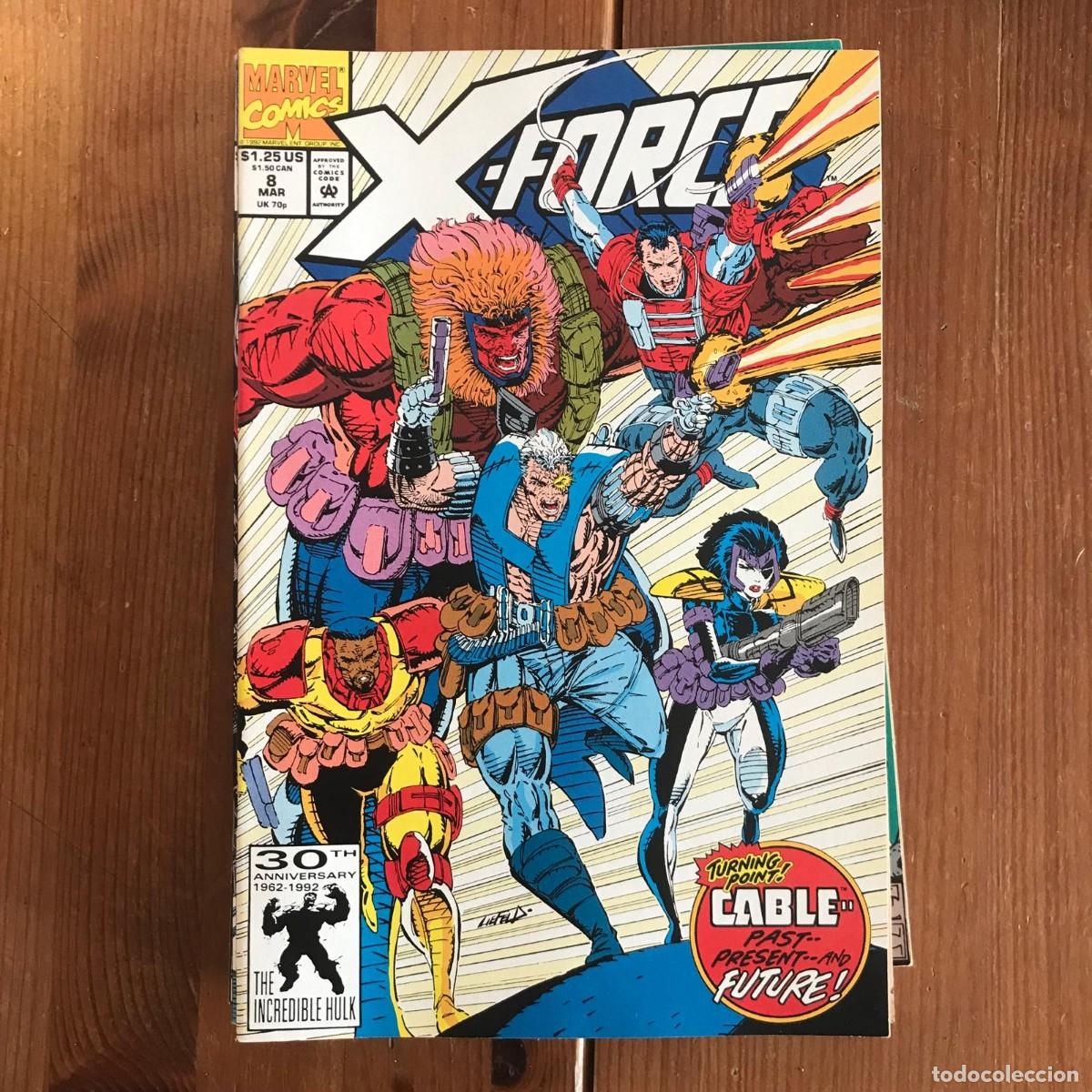 C&oacute;mics: MARVEL: X-FORCE #8 - EN INGL&Eacute;S EDICI&Oacute;N USA 1992 - Foto 1