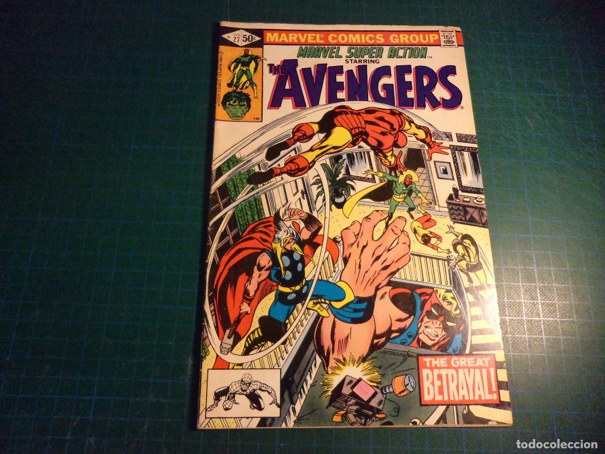 C&oacute;mics: Marvel Super action. N&ordm; 27. Starring Avengers. Marvel. - Foto 1