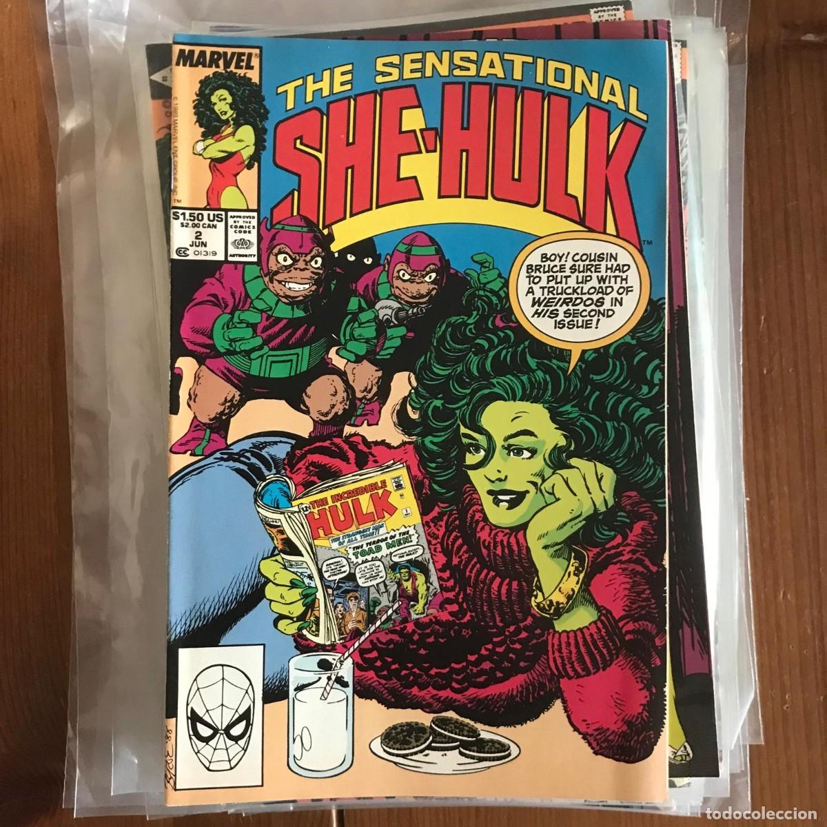 C&oacute;mics: MARVEL: SHE-HULK #2 - EN INGL&Eacute;S EDICI&Oacute;N USA 1989 - Foto 1