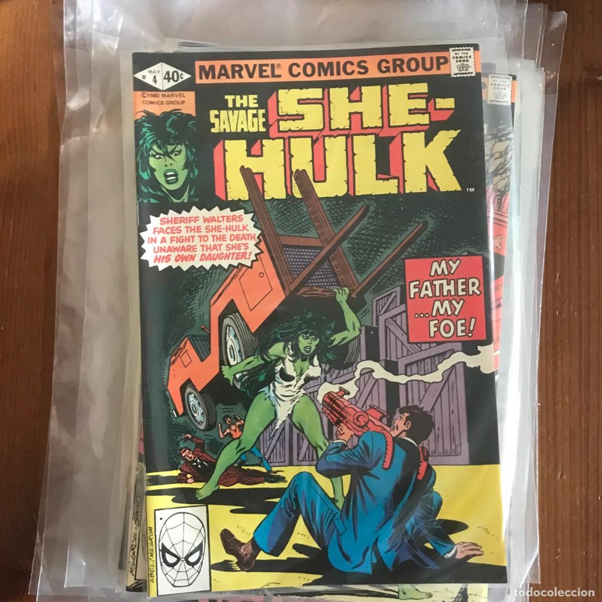 C&oacute;mics: MARVEL: SHE-HULK #4 - EN INGL&Eacute;S EDICI&Oacute;N USA 1980 - Foto 1