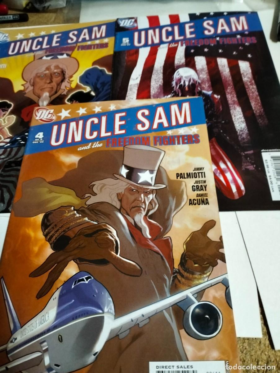 C&oacute;mics: UNCLE SAM # 4, 5, 6 ( LOTE 3. N&Uacute;MEROS)... DC. EN INGL&Eacute;S - Foto 1