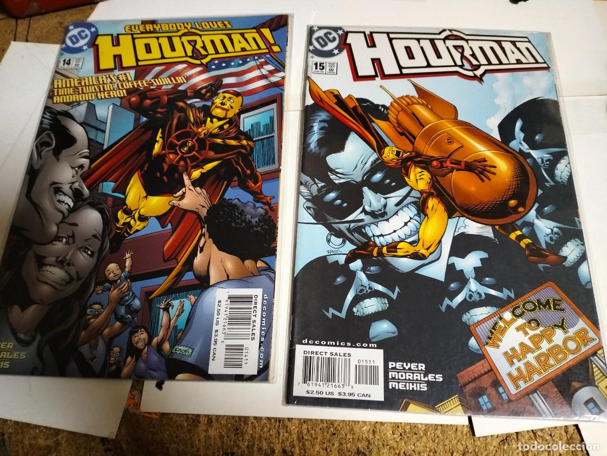 C&oacute;mics: HOURMAN # 14, 15 ( LOTE 2. N&Uacute;MEROS)... DC. EN INGL&Eacute;S - Foto 1