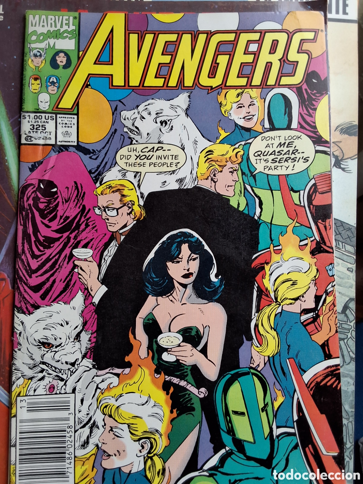 C&oacute;mics: Avengers comic marvel americano 325 a&ntilde;o 1990/10 - Foto 1