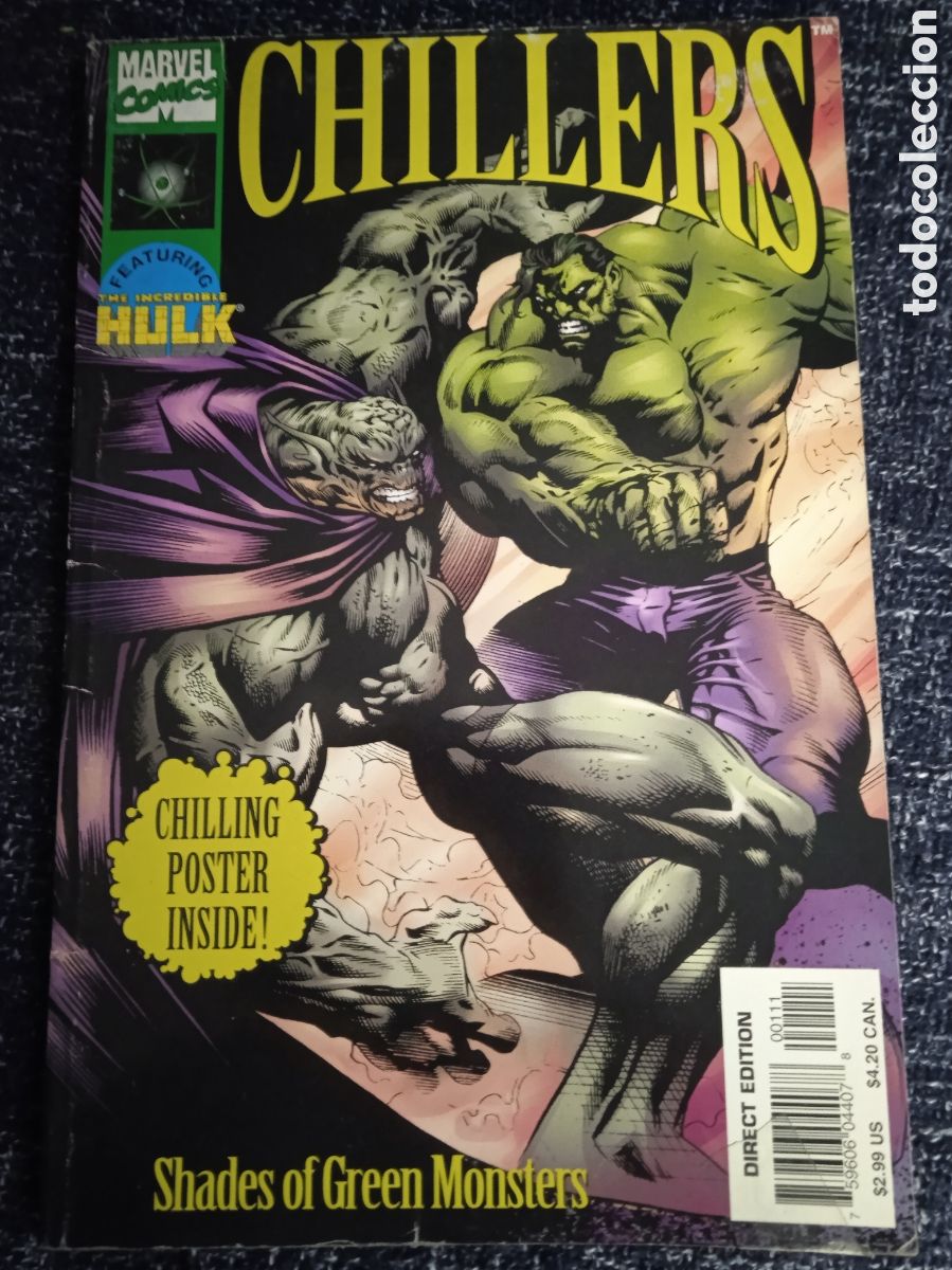 C&oacute;mics: Chillers Featuring the Incredible Hulk - Marvel Comics - Foto 1