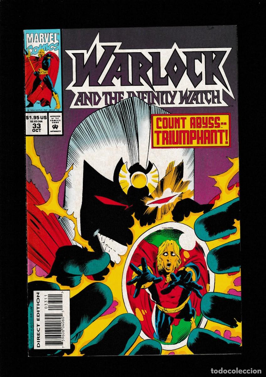 C&oacute;mics: WARLOCK AND THE INFINITY WATCH 33 - MARVEL 1994 VFN - Foto 1