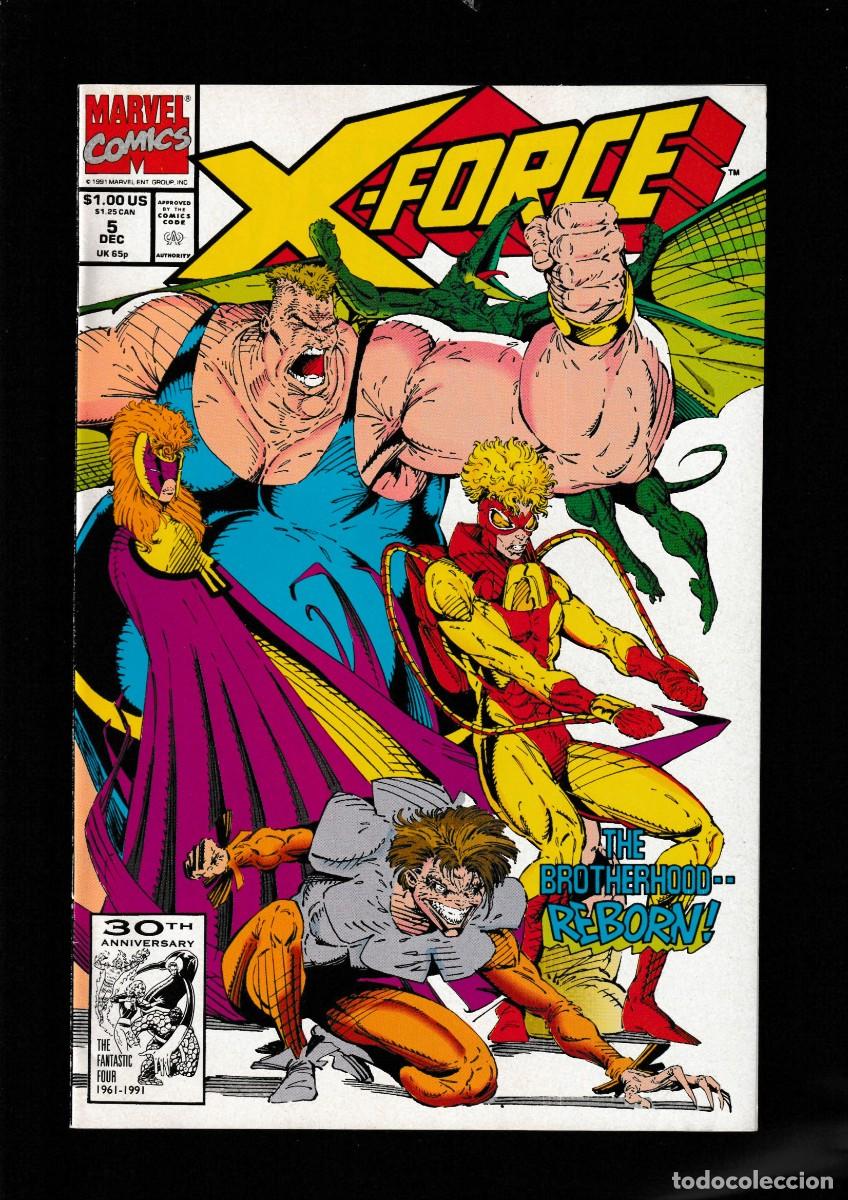 C&oacute;mics: X-FORCE 5 - MARVEL 1991 VFN/NM / ROB LIEFELD - Foto 1