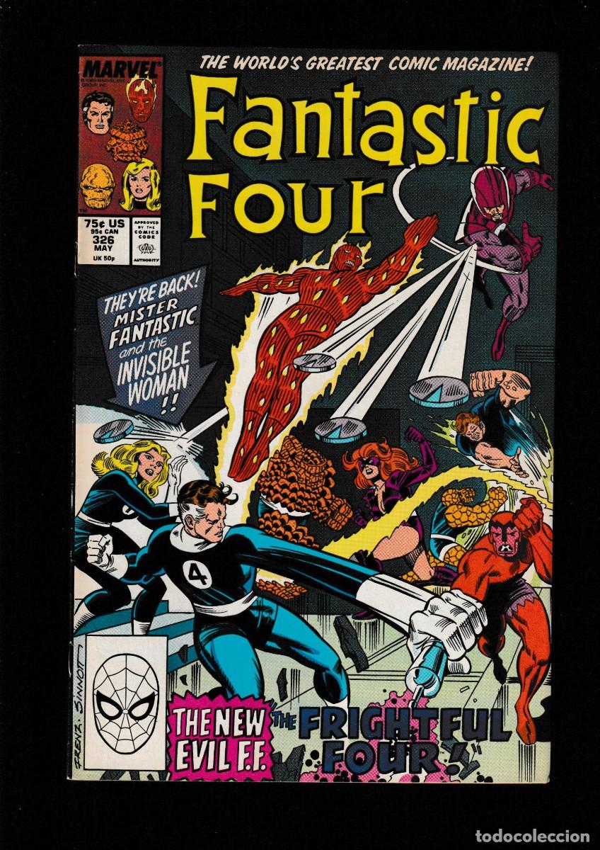 C&oacute;mics: FANTASTIC FOUR 326 - MARVEL 1989 VFN/NM - Foto 1