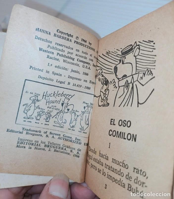 C&oacute;mics: Mini libro vintage Oso Yogui , a&ntilde;o 1966 - Foto 4