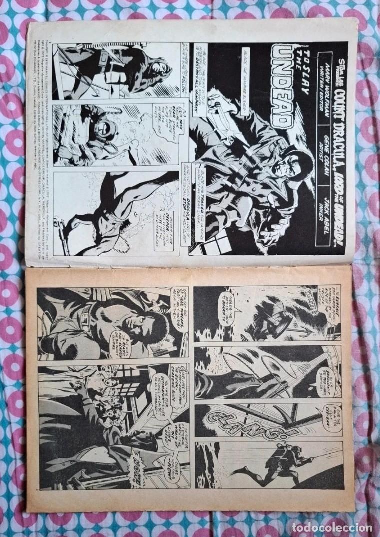 C&oacute;mics: Marvel Dracula lives 21 Blade 1975 UK - Foto 3