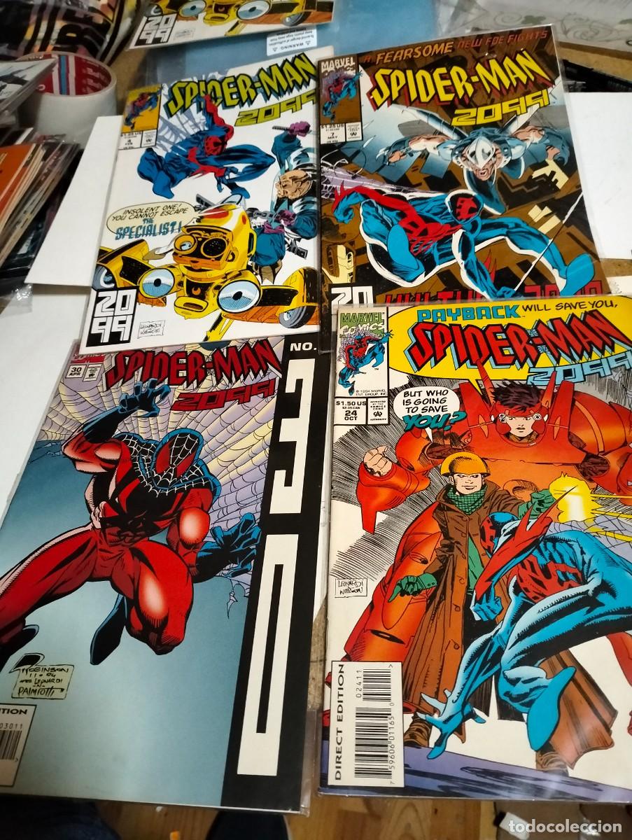 C&oacute;mics: SPIDER-MAN 2099 # 4, 7, 24, 30 ( LOTE 4 COMICS MARVEL EN INGLES ) MARVEL - Foto 1