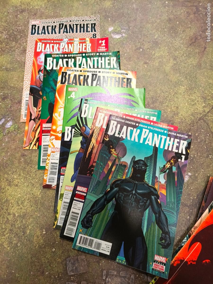 C&oacute;mics: Black panther - coates - numeros 1 al 8 - marvel usa - Foto 1