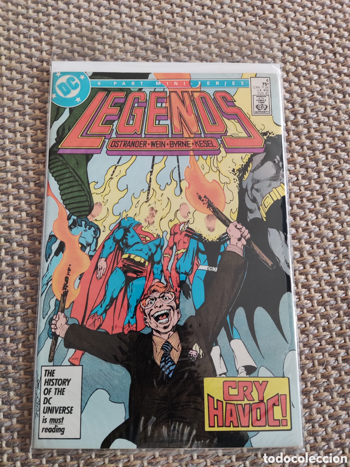 C&oacute;mics: Legends 4 DC 1987 Mini Series - Foto 1