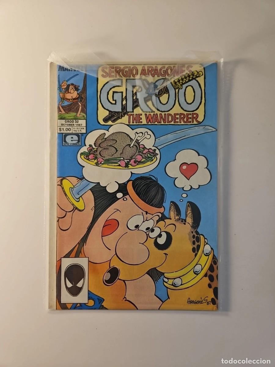 C&oacute;mics: Groo The Wanderer #32 1987 Marvel Comics Sergio Aragones EPIC COMICS. - Foto 1