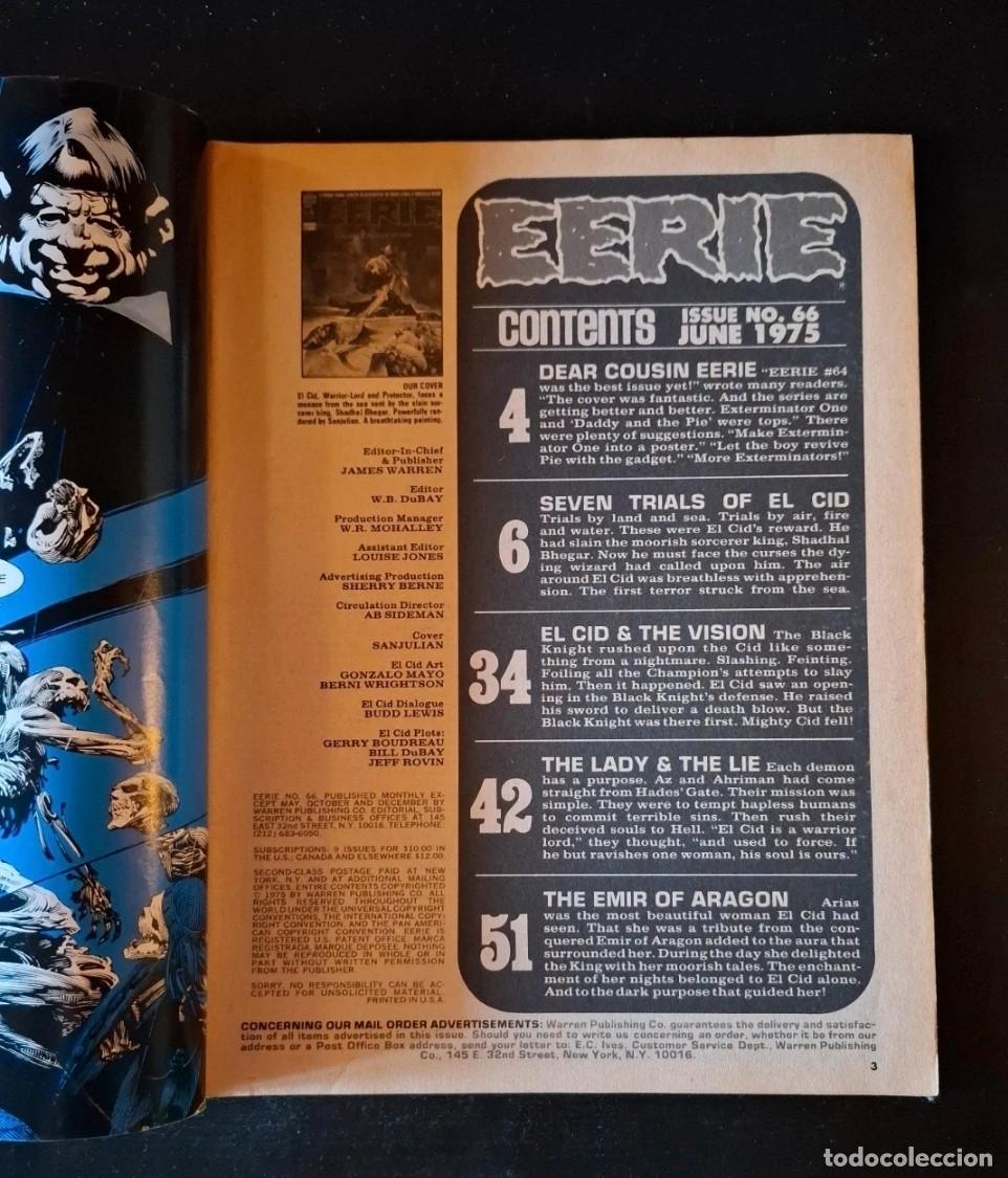 C&oacute;mics: Eerie 66 El Cid Warren Publishing - Foto 3