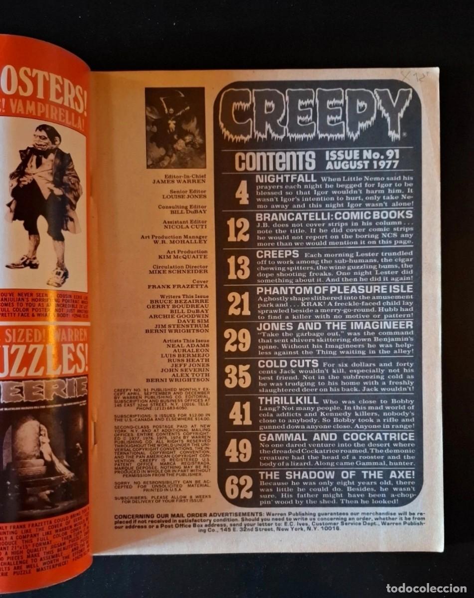 C&oacute;mics: Creepy 91 Warren Publishing Frazetta - Foto 3
