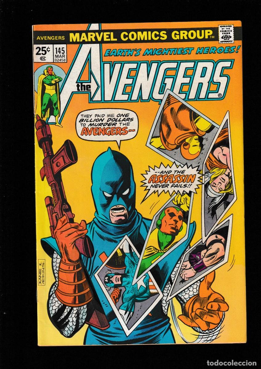 C&oacute;mics: AVENGERS 145 - MARVEL 1976 FN/VFN - Foto 1