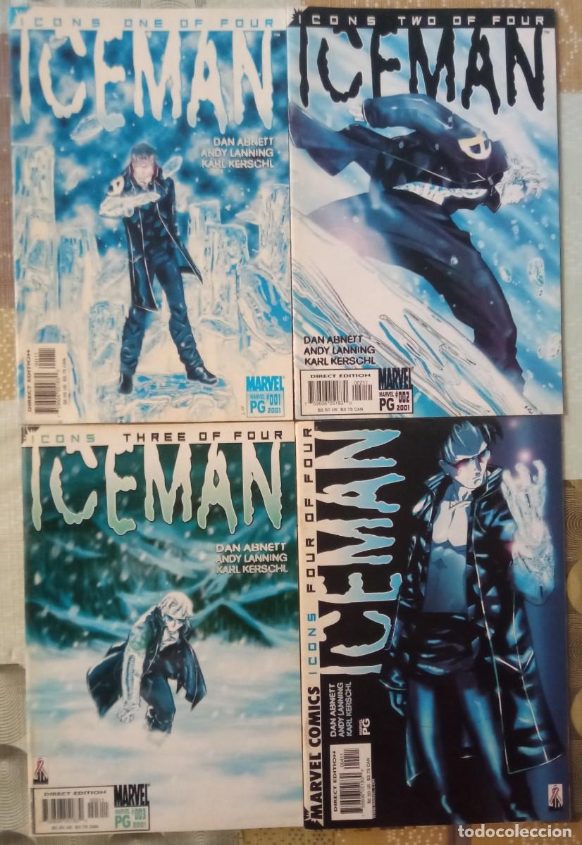 C&oacute;mics: Marvel Icons - Iceman - 1/4 - complete (2001-2002) Issue Series - Foto 1