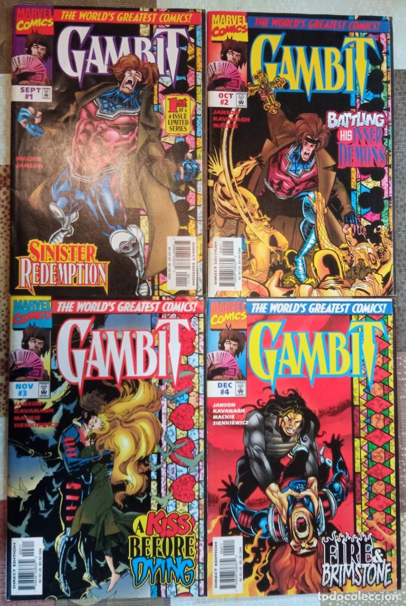 C&oacute;mics: Gambit (1997) # 1-4 VF/NM ~ Marvel Comics - Mackie - Foto 1