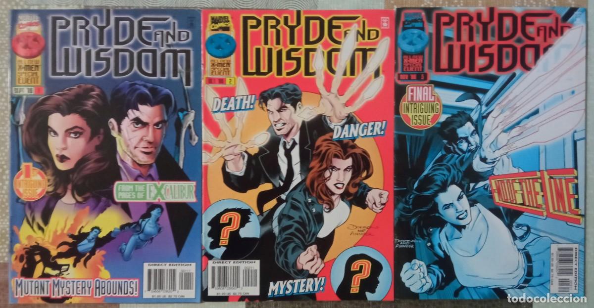 C&oacute;mics: PRYDE AND WISDOM #1-3 MARVEL COMICS 1996 SET (3) - Foto 1