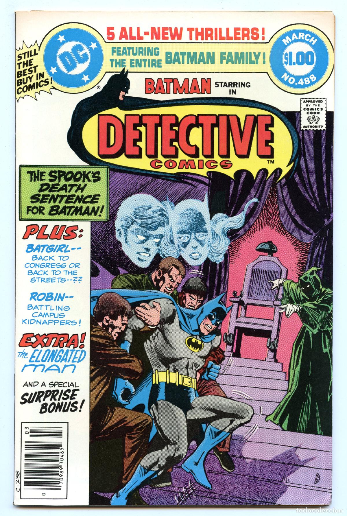 C&oacute;mics: DETECTIVE COMICS (Batman) n.488 - (DC, 1980) - Foto 1