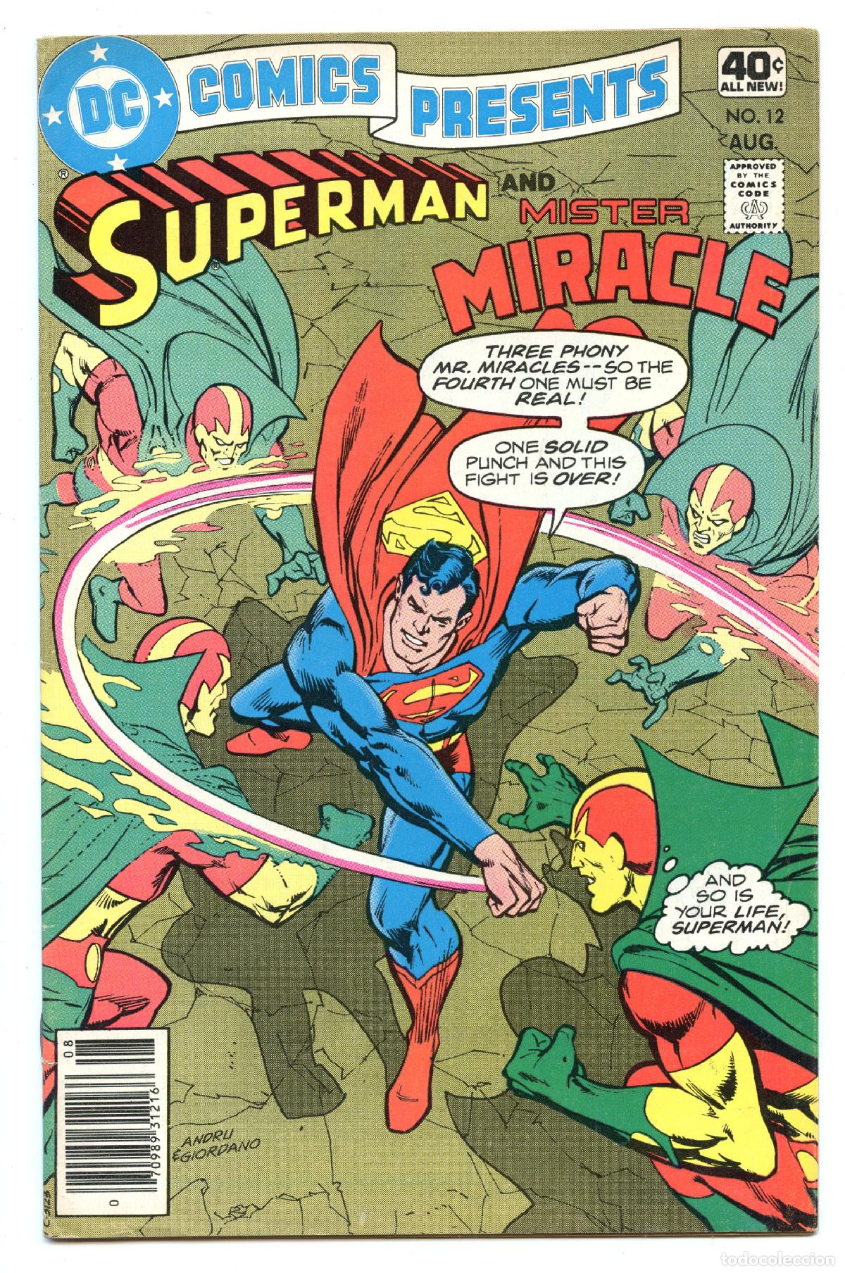 C&oacute;mics: DC COMICS PRESENTS n.12: SUPERMAN AND MR MIRACLE (DC, 1979) - Foto 1
