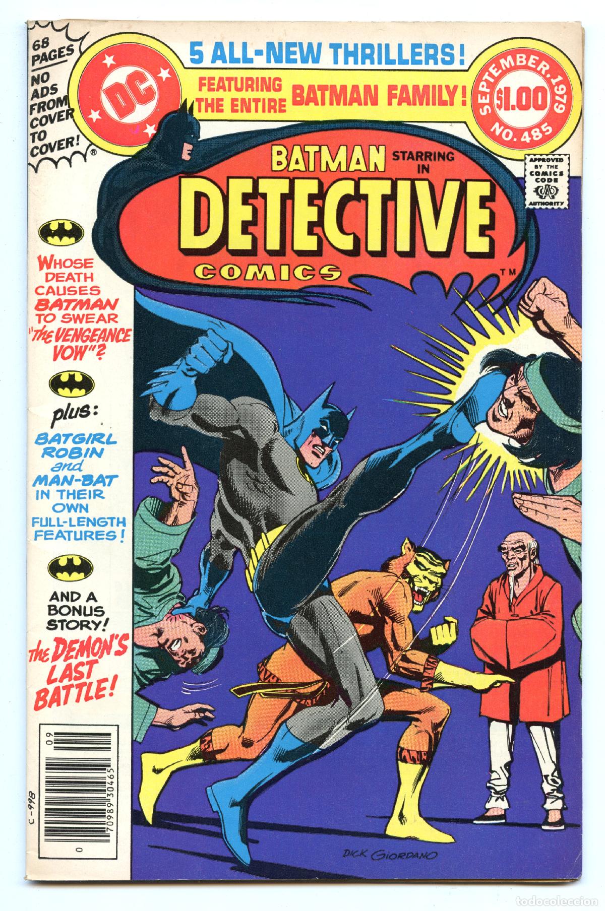 C&oacute;mics: DETECTIVE COMICS (Batman) n.485 - (DC, 1979) - Foto 1