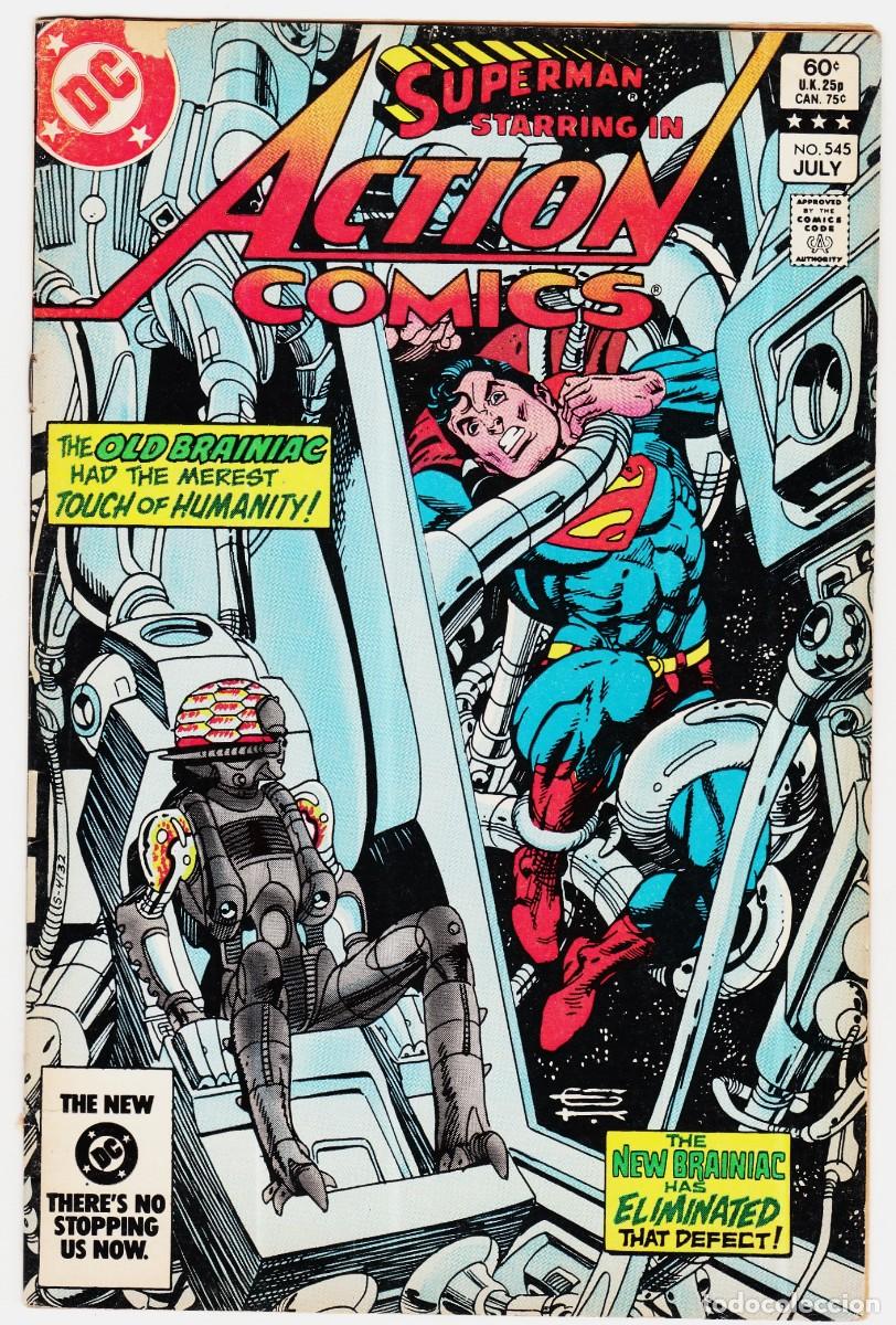 C&oacute;mics: ACTION COMICS starring SUPERMAN: 545 (1983). Ed. DC comics original USA. - Foto 1