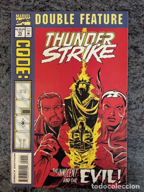 C&oacute;mics: THUNDERSTRIKE N&ordm; 15 (DICIEMBRE 1994). DOUBLE FEATURE. FLIP BOOK CODE : BLUE ORIGINAL MARVEL. NUEVO - Foto 1