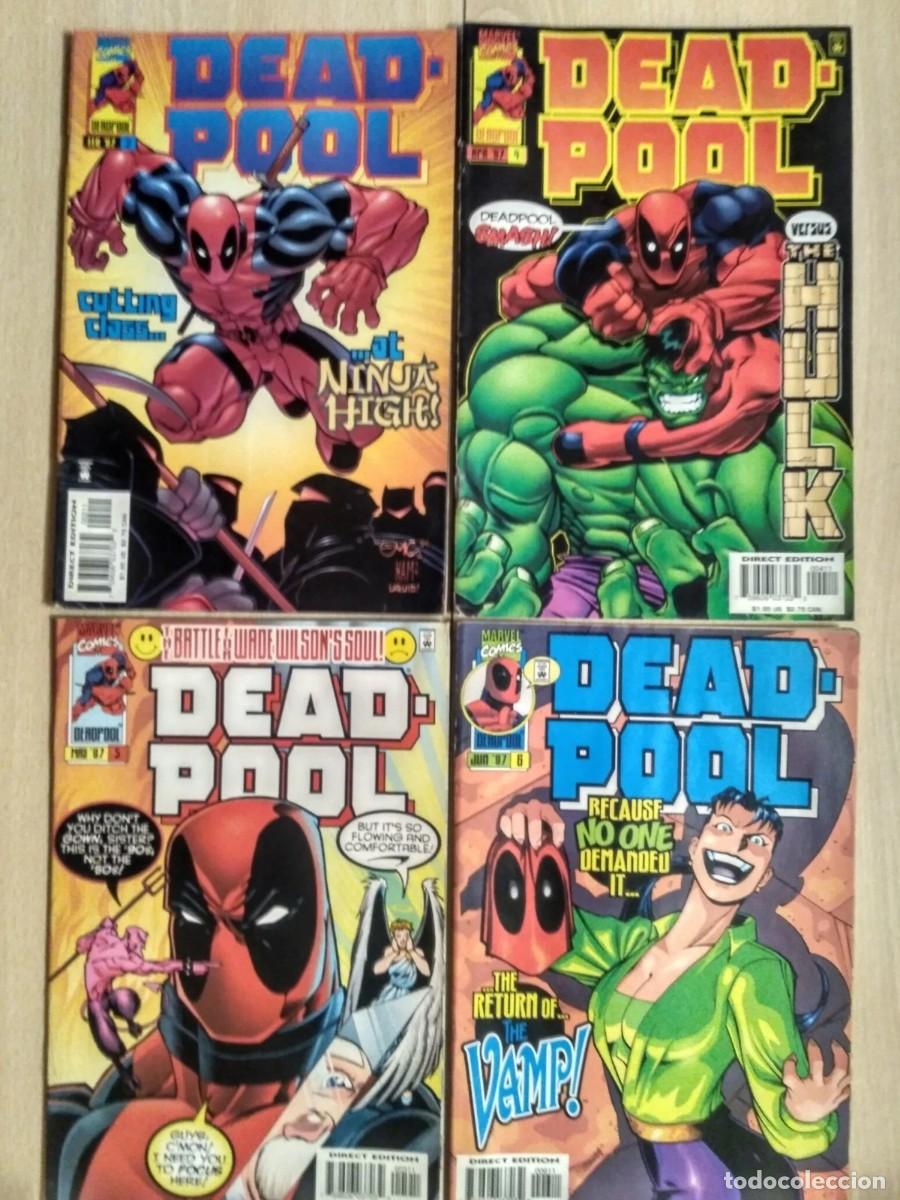 C&oacute;mics: MARVEL - DEADPOOL LOT #2 - #4 - #5 - #6 & FLASHBACK #1 F+ - Foto 2