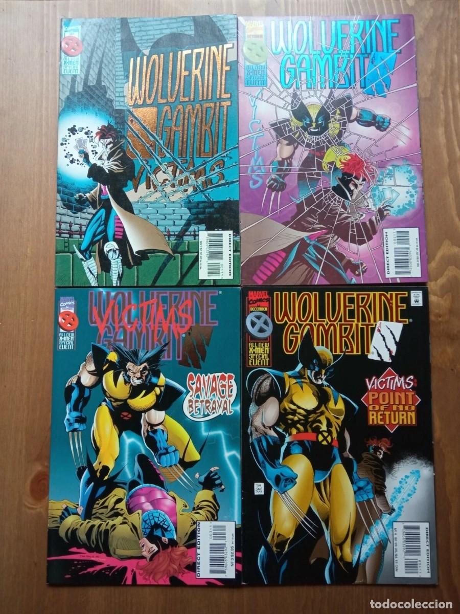 C&oacute;mics: MARVEL LIMITED SERIE - WOLVERINE & GAMBIT - VICTIMS 1/4 (COMPLETO) - Foto 1