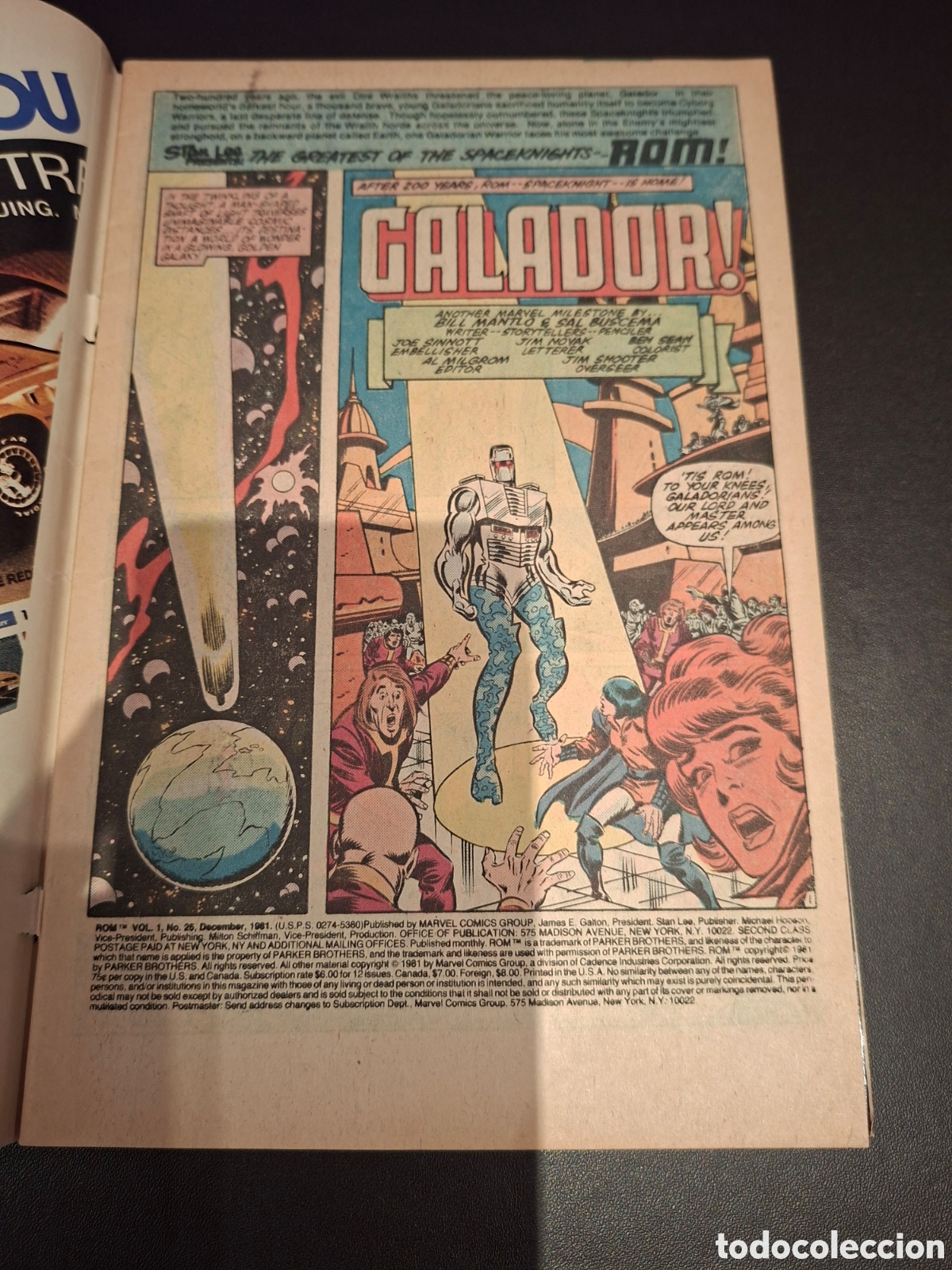 C&oacute;mics: ROM SPACEKNIGHT 25 - MARVEL 1981 / DOUBLE SIZED ISSUE - Foto 2
