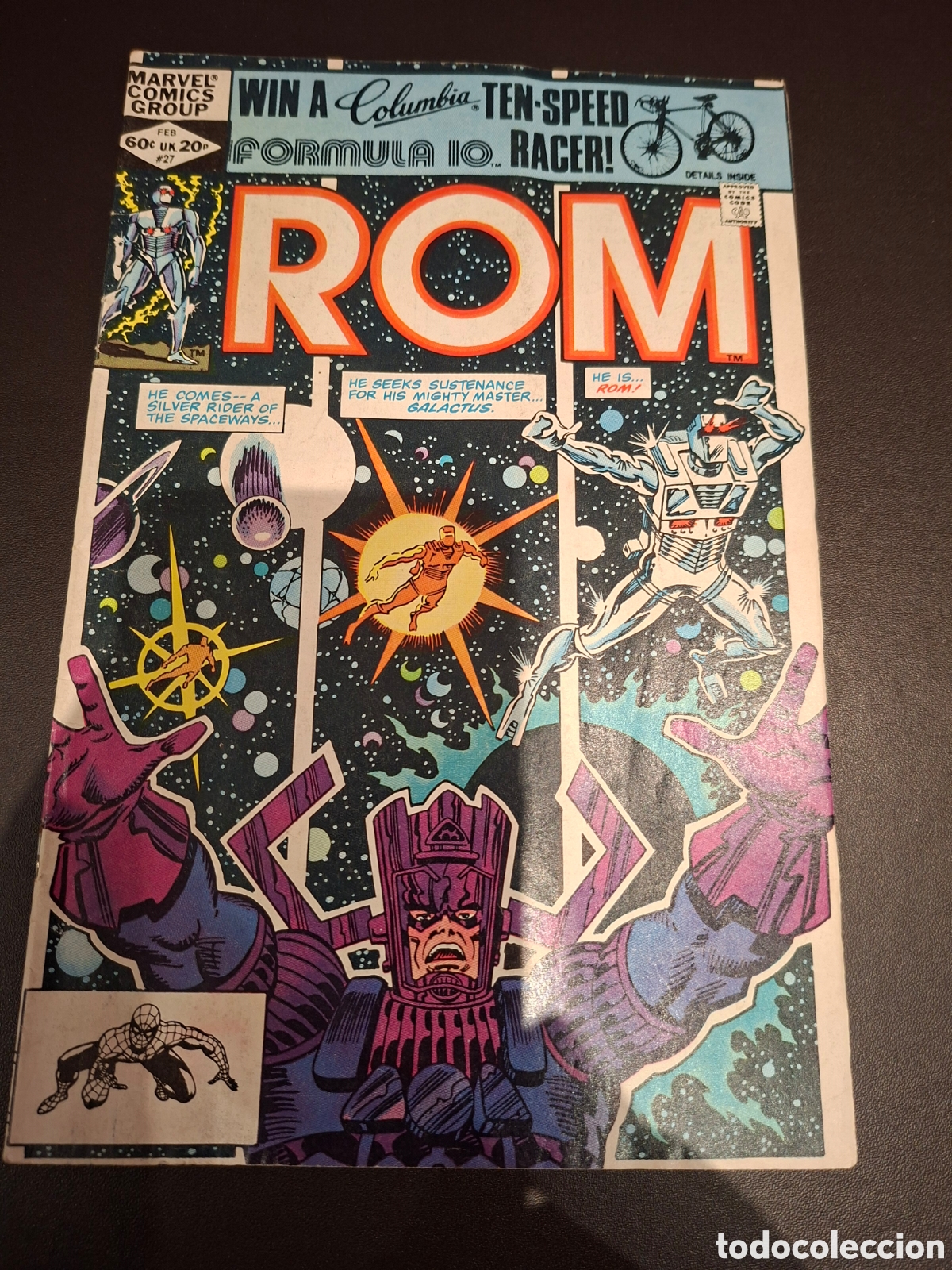 C&oacute;mics: ROM SPACEKNIGHT 27 - MARVEL 1982 / PORTADA AL MILGROM - Foto 1